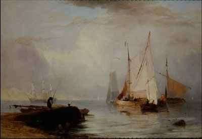 Fishing Scene in the North of England by Romanticism