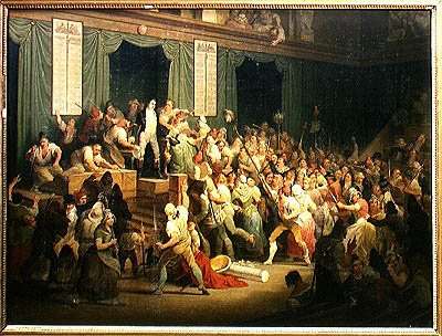 Study for Boissy dAnglas 1756-1826 Saluting the Head of the Deputy Jean Feraud 1759-95 1 Priarial, Year 3 20th May 1795 1830 by Romanticism