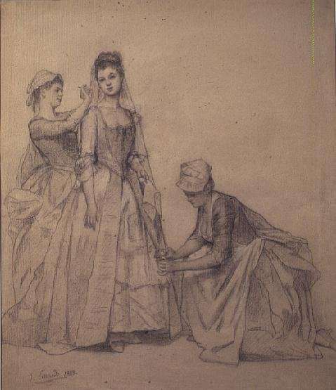 Attending to the Bride by Romanticism