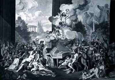 Allegorical picture depicting Julie Smits by Romanticism