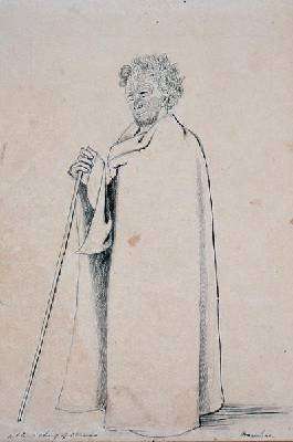 A Blind Chief of Otawao 1844 by Romanticism