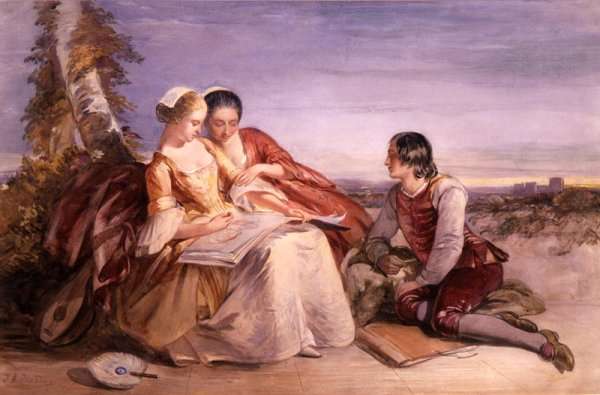 The Artists Admirers by Romanticism