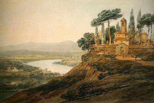 An Italian Villa by Romanticism