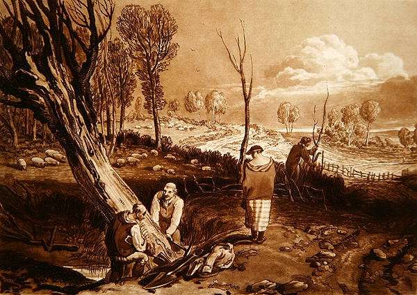 Hedging and Ditching, c.1860 by Romanticism