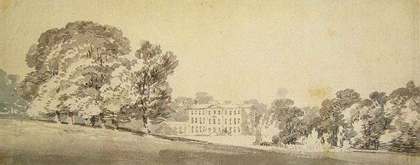 A three storied Georgian house in a park, c.1795 by Romanticism