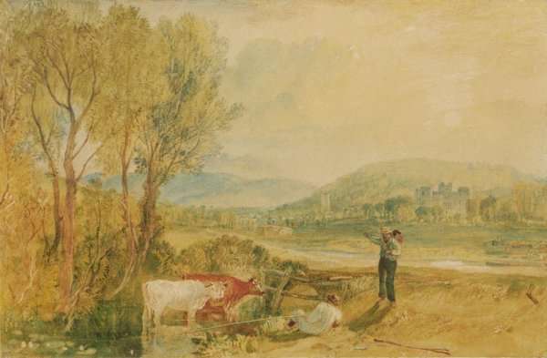 Lulworth Castle, Dorset, c.1820 by Romanticism