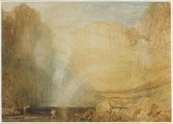 High Force, Fall of the Tees, Yorkshire, 1816 by Romanticism