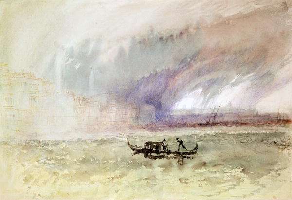 A Storm on the Lagoon, Venice by Romanticism