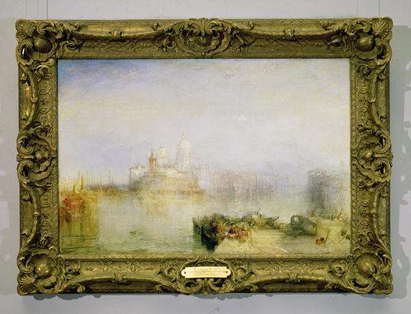 The Dogana and Santa Maria della Salute, Venice, 1843 3 by Romanticism