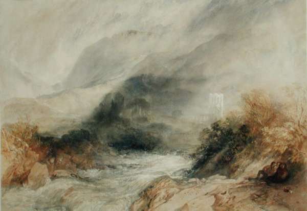 Llanthony Abbey, Monmouthshire, 1834 by Romanticism