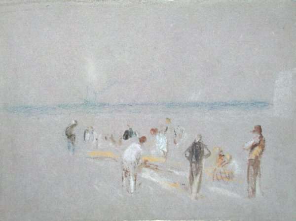 Cricket on the Goodwin Sands by Romanticism