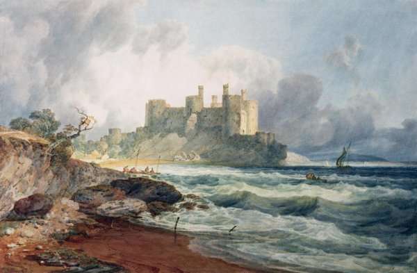 Conway Castle 2 by Romanticism