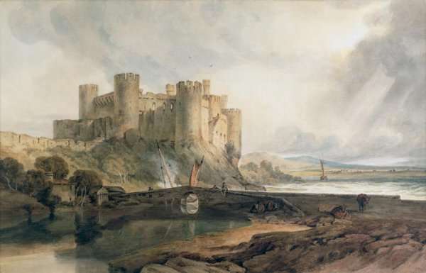 Conway Castle 3 by Romanticism