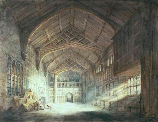 Mitton Hall, Lancashire by Romanticism