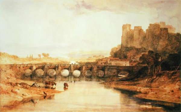 Ludlow Castle by Romanticism