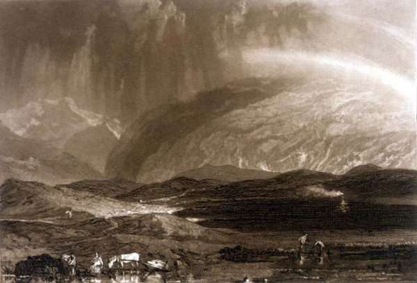 Peat Bog, Scotland, engraved by George Clint 1770-1854 by Romanticism