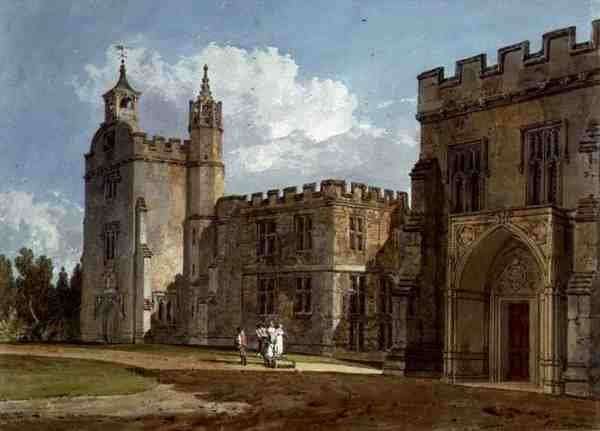 The Bishops Palace, Salisbury, c.1795 by Romanticism