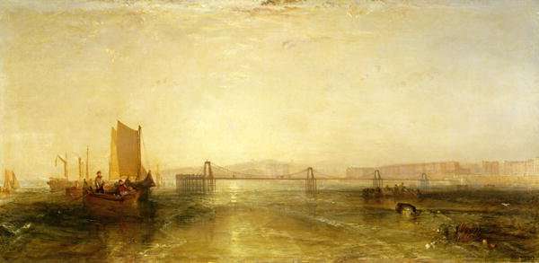 Brighton from the Sea, c.1829 by Romanticism