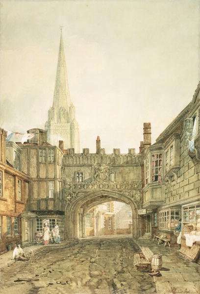 Gateway to the Close, Salisbury by Romanticism
