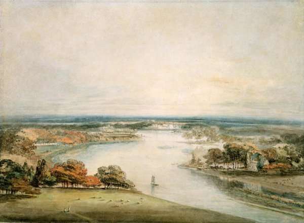 The Thames from Richmond by Romanticism