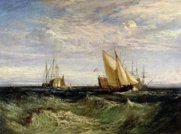 A Windy Day by Romanticism