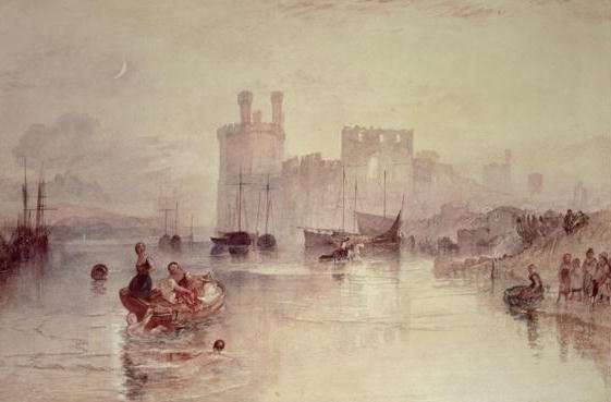 Caernarvon Castle 2 by Romanticism