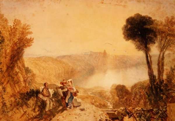 Lake Albano by Romanticism