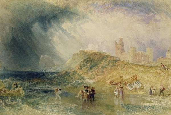 Holy Island, Northumberland, c.1820 by Romanticism
