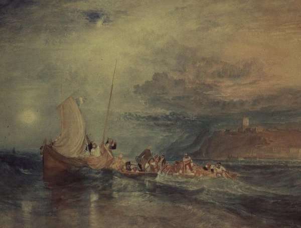 Smuggler of Folkestone by Romanticism