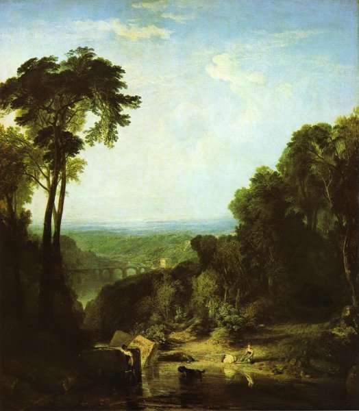 Crossing The Brook by Romanticism