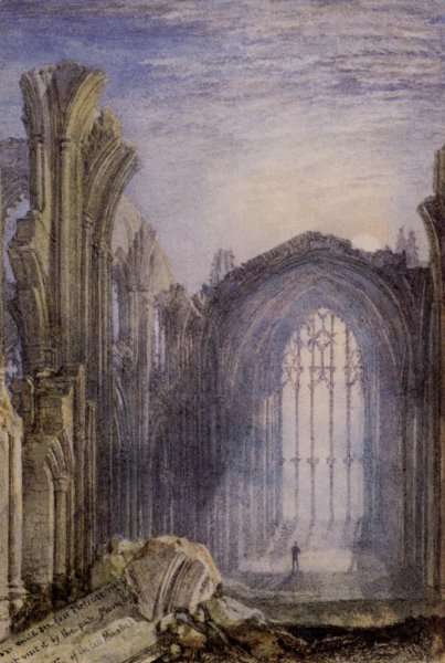 Melrose Abbey by Romanticism