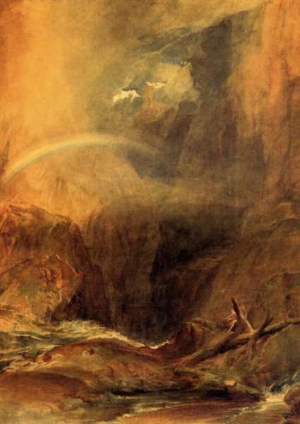 The Devil's Bridge, St. Gothard by Romanticism