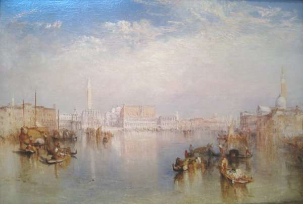 View of Venice: The Ducal Palace, Dogana and Part of San Giorgio, 1841 by Romanticism