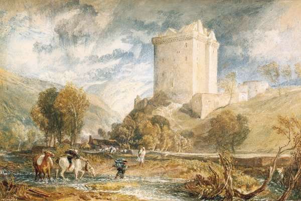 Borthwick Castle, 1818 by Romanticism