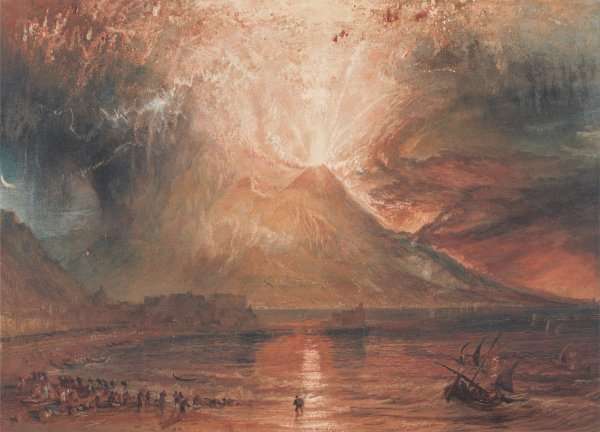 Mount Vesuvius in Eruption, 1817 by Romanticism