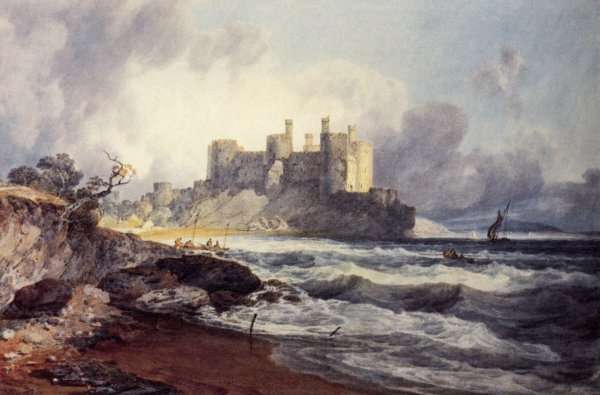 Conway Castle by Romanticism