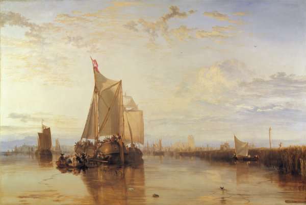 Dort The Dort Packet Boat From Rotterdam Bacalmed by Romanticism