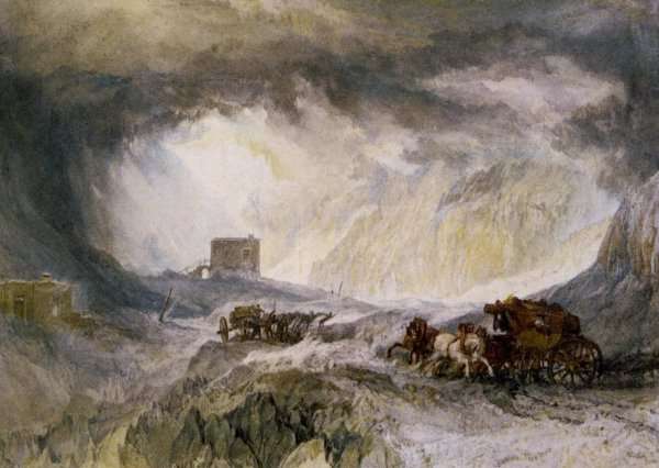 Passage Of Mount Cenis by Romanticism