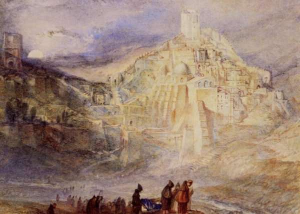 Santa Sabes And The Brook Kedron by Romanticism