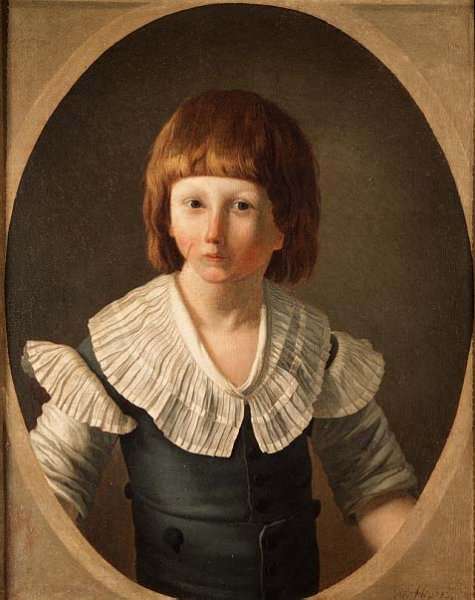 Louis XVII 1785-95 aged 8, at the Temple, 1793 by Romanticism