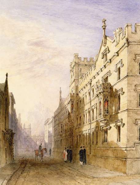 Exeter College Oxford by Romanticism