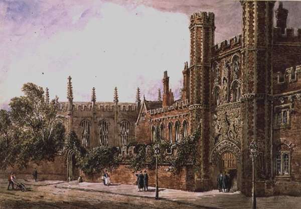 St Johns College Cambridge by Romanticism