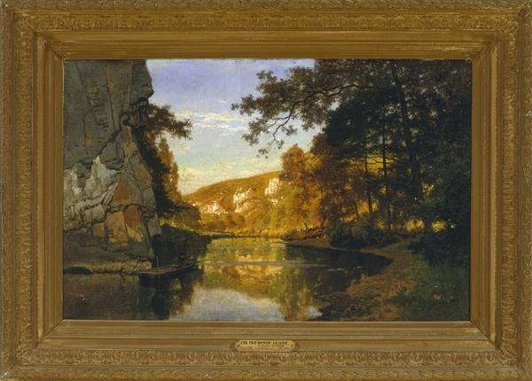 On the river Lesse by Romanticism