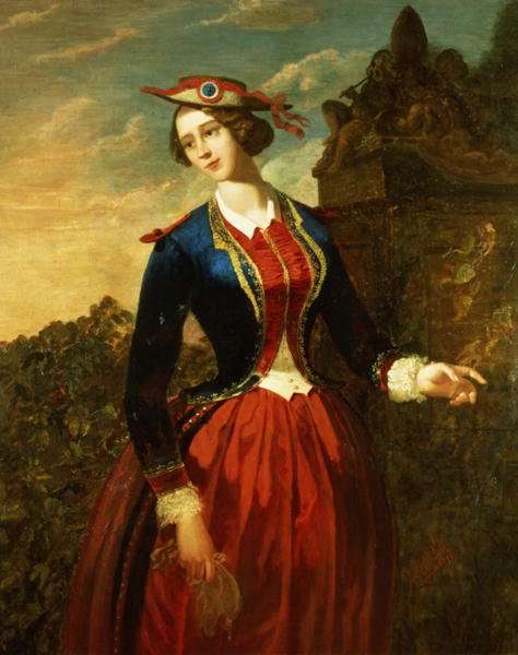 Portrait of Jenny Lind 1820-87, the Swedish Nightingale by Romanticism