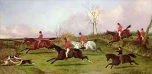 Full Cry with His First Hunt by Romanticism