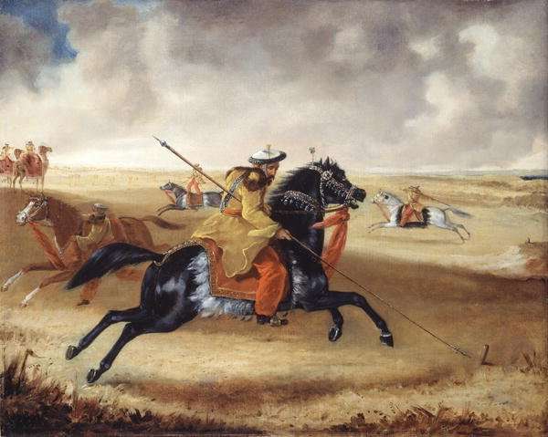 Skinners Horse at Exercise by Romanticism