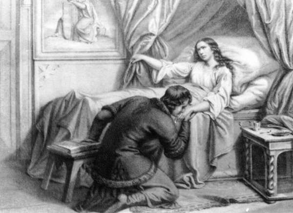 The Death of Ilona Zrinyi 1862 by Romanticism