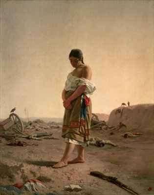 The Paraguayan in her Desolate Mother Land by Romanticism