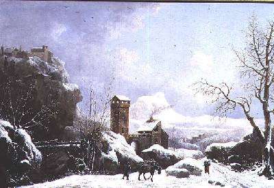Winter landscape 1803 by Romanticism