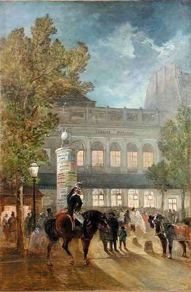 The Theatre Gymnase Evening by Romanticism